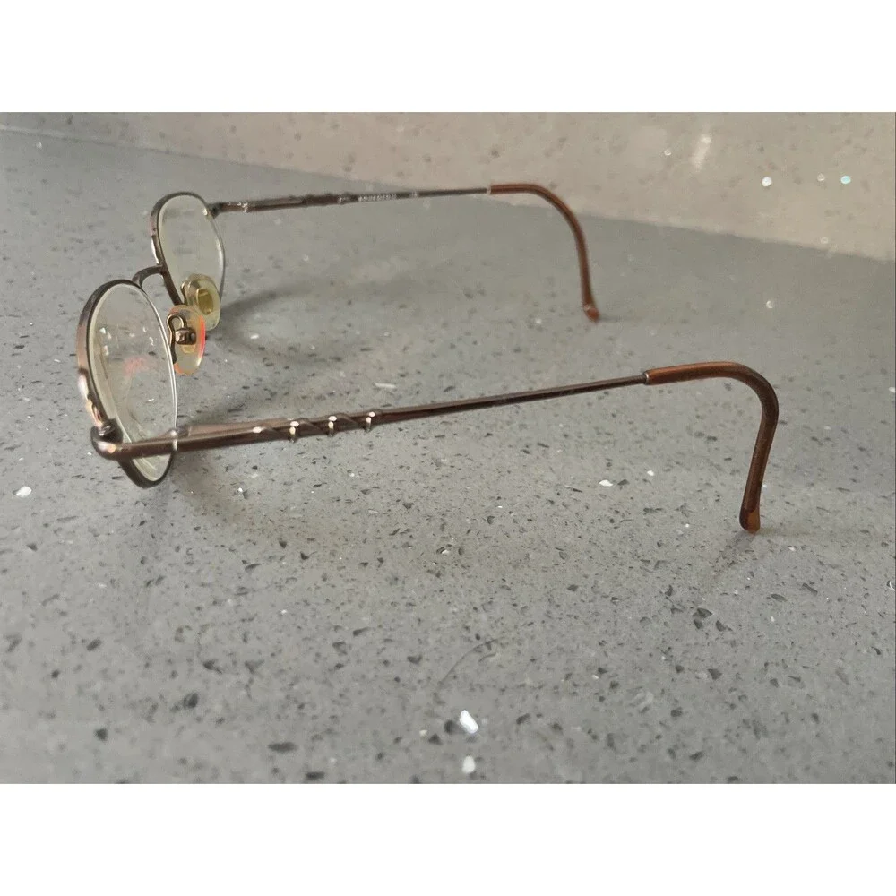 Bourgeois Oval Brown Eyeglasses FRAMES ONLY 49-18-135 C40N CH7021B Bronze Full